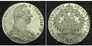 1 Thaler Habsburg Empire (1526-1804) / Austria  Silver Maria Theresa of Austria (1717 - 1780)