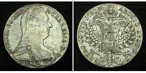 1 Thaler Habsburg Empire (1526-1804) / Austria  Silver Maria Theresa of Austria (1717 - 1780)