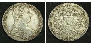 1 Thaler Habsburg Empire (1526-1804) / Austria  Silver Maria Theresa of Austria (1717 - 1780)