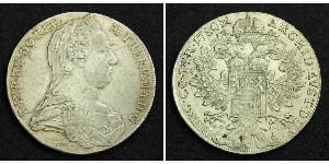 1 Thaler Habsburg Empire (1526-1804) / Austria  Silver Maria Theresa of Austria (1717 - 1780)