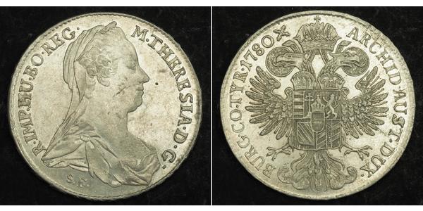 1 Thaler Habsburg Empire (1526-1804) / Austria  Silver Maria Theresa of Austria (1717 - 1780)