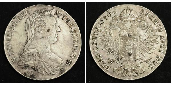 1 Thaler Habsburg Empire (1526-1804) / Austria  Silver Maria Theresa of Austria (1717 - 1780)