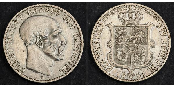 1 Thaler Hanover Silver 