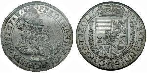 1 Thaler Holy Roman Empire (962-1806) Silver Ferdinand II, Holy Roman Emperor  (1578 -1637)