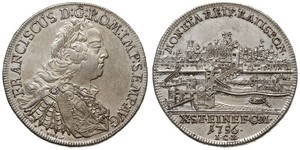 1 Thaler Holy Roman Empire (962-1806) Silver Francis I, Holy Roman Emperor (1708-1765)