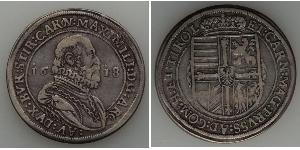 1 Thaler Holy Roman Empire (962-1806) Silver Maximilian III, Archduke of Austria (1558 – 1618)