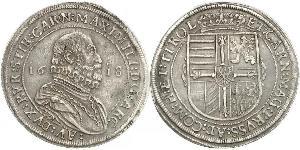 1 Thaler Holy Roman Empire (962-1806) Silver Maximilian III, Archduke of Austria (1558 – 1618)