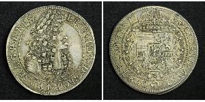 1 Thaler Holy Roman Empire (962-1806) Silver Leopold I, Holy Roman Emperor (1640-1705)