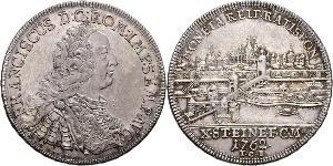 1 Thaler Holy Roman Empire (962-1806) Silver Francis I, Holy Roman Emperor (1708-1765)