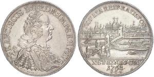 1 Thaler Holy Roman Empire (962-1806) Silver Francis I, Holy Roman Emperor (1708-1765)