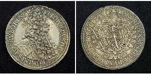 1 Thaler Holy Roman Empire (962-1806) Silver Leopold I, Holy Roman Emperor (1640-1705)