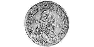 1 Thaler Holy Roman Empire (962-1806) Silver Maximilian III, Archduke of Austria (1558 – 1618)