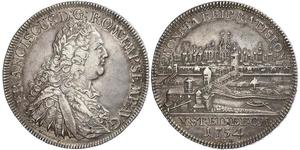 1 Thaler Holy Roman Empire (962-1806) Silver Francis I, Holy Roman Emperor (1708-1765)