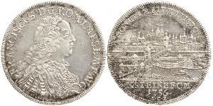 1 Thaler Holy Roman Empire (962-1806) Silver Francis I, Holy Roman Emperor (1708-1765)