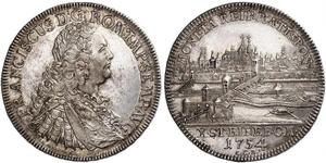 1 Thaler Holy Roman Empire (962-1806) Silver Francis I, Holy Roman Emperor (1708-1765)