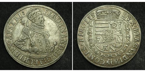 1 Thaler Holy Roman Empire (962-1806) Silver Ferdinand II, Holy Roman Emperor  (1578 -1637)