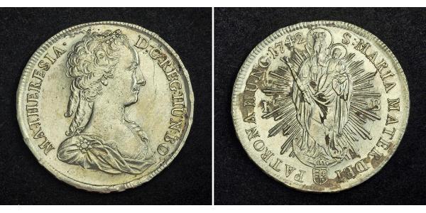 1 Thaler Holy Roman Empire (962-1806) Silver Maria Theresa of Austria (1717 - 1780)