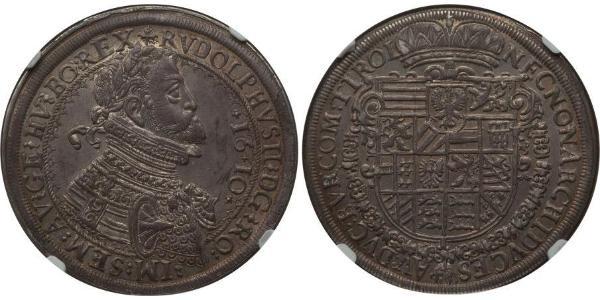 1 Thaler Holy Roman Empire (962-1806) Silver Rudolf II, Holy Roman Emperor (1552 - 1612)