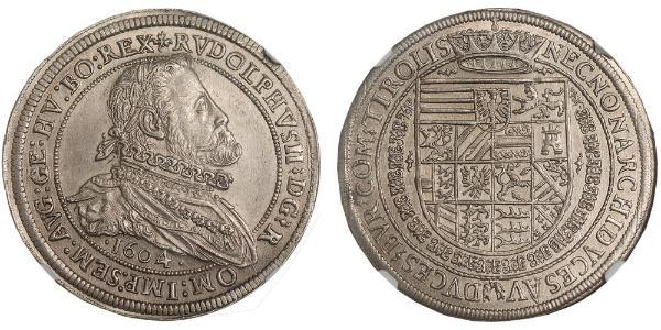 1 Thaler Holy Roman Empire (962-1806) Silver Rudolf II, Holy Roman Emperor (1552 - 1612)