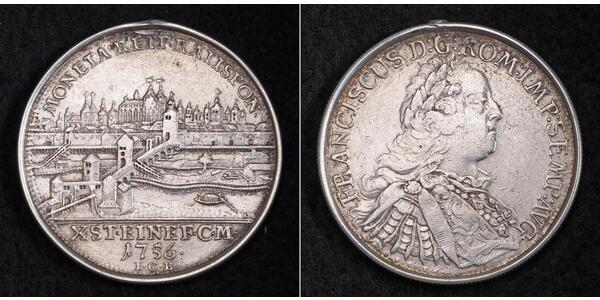 1 Thaler Holy Roman Empire (962-1806) Silver Francis I, Holy Roman Emperor (1708-1765)