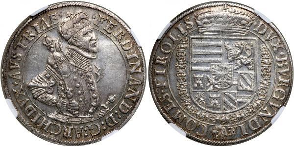 1 Thaler Holy Roman Empire (962-1806) Silver Ferdinand II, Holy Roman Emperor  (1578 -1637)