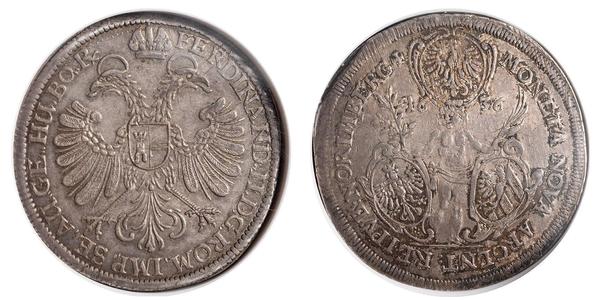 1 Thaler Holy Roman Empire (962-1806) Silver Ferdinand II, Holy Roman Emperor  (1578 -1637)