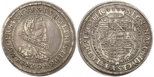 1 Thaler Holy Roman Empire (962-1806) Silver Rudolf II, Holy Roman Emperor (1552 - 1612)