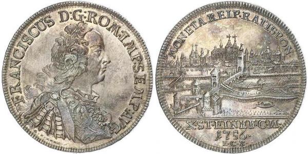 1 Thaler Holy Roman Empire (962-1806) Silver Francis I, Holy Roman Emperor (1708-1765)