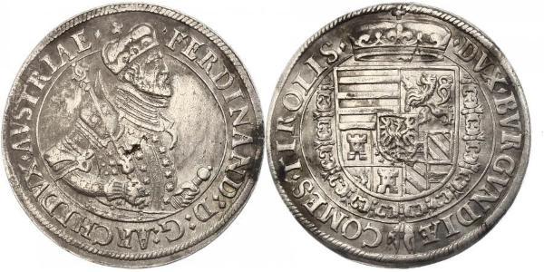 1 Thaler Holy Roman Empire (962-1806) Silver Ferdinand II, Holy Roman Emperor  (1578 -1637)