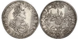 1 Thaler Imperial City of Augsburg (1276 - 1803) Silver Ferdinand III, Holy Roman Emperor (1608-1657)