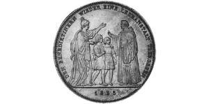 1 Thaler Kingdom of Bavaria (1806 - 1918) Silver Ludwig I of Bavaria (1786 – 1868)
