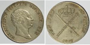 1 Thaler Kingdom of Bavaria (1806 - 1918) Silver Maximilian I Joseph of Bavaria (1756 - 1825)