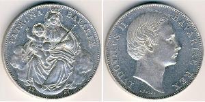 1 Thaler Kingdom of Bavaria (1806 - 1918) Silver Ludwig II of Bavaria (1845 – 1886)