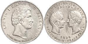 1 Thaler Kingdom of Bavaria (1806 - 1918) Silver 