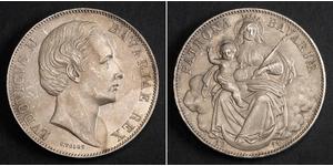 1 Thaler Kingdom of Bavaria (1806 - 1918) Silver Ludwig II of Bavaria (1845 – 1886)