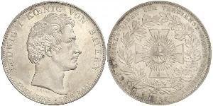 1 Thaler Kingdom of Bavaria (1806 - 1918) Silver Ludwig I of Bavaria (1786 – 1868)