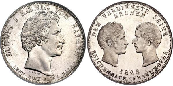 1 Thaler Kingdom of Bavaria (1806 - 1918) Silver 
