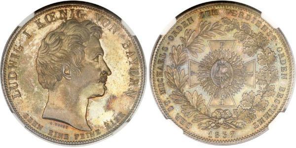1 Thaler Kingdom of Bavaria (1806 - 1918) Silver Ludwig I of Bavaria (1786 – 1868)