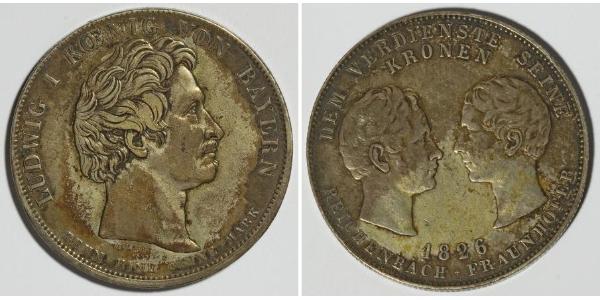 1 Thaler Kingdom of Bavaria (1806 - 1918) Silver 