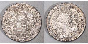 1 Thaler Kingdom of Hungary (1000-1918) Silver Maria Theresa of Austria (1717 - 1780)