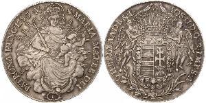 1 Thaler Kingdom of Hungary (1000-1918) Silver Joseph II, Holy Roman Emperor  (1741 - 1790)