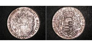 1 Thaler Kingdom of Hungary (1000-1918) Silver Joseph II, Holy Roman Emperor  (1741 - 1790)