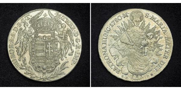 1 Thaler Kingdom of Hungary (1000-1918) Silver Maria Theresa of Austria (1717 - 1780)