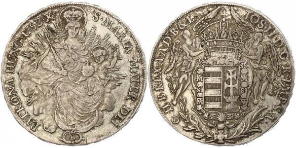 1 Thaler Kingdom of Hungary (1000-1918) Silver Joseph II, Holy Roman Emperor  (1741 - 1790)