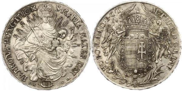 1 Thaler Kingdom of Hungary (1000-1918) Silver Maria Theresa of Austria (1717 - 1780)