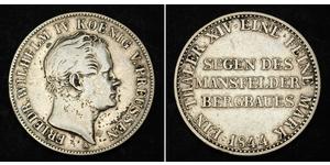 1 Thaler Kingdom of Prussia (1701-1918) Silver Frederick William IV of Prussia (1795 - 1861)