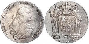 1 Thaler Kingdom of Prussia (1701-1918) Silver Frederick William II of Prussia