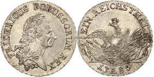 1 Thaler Kingdom of Prussia (1701-1918) Silver Frederick II of Prussia (1712 – 1786)