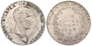 1 Thaler Kingdom of Prussia (1701-1918) Silver Frederick William III of Prussia (1770 -1840)