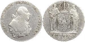 1 Thaler Kingdom of Prussia (1701-1918) Silver Frederick William II of Prussia